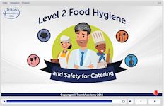 Level 2 Food Hygiene and Safety for Catering - Welcome Screen