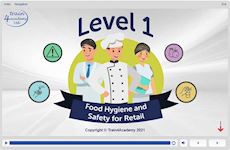 Level 1 Food Hygiene and Safety for Retail - Welcome Screen