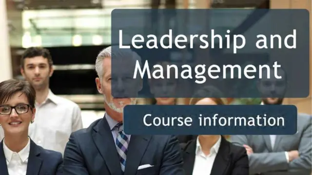 Leadership and Management - CPD accredited
