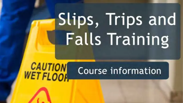 Slips, Trips and Falls  - CPD accredited