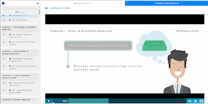  BCS Business Analysis Foundation Course Screenshot