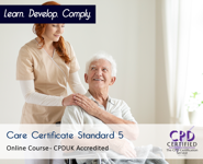 Care Certificate Standard 5 - Work in a Person-centred Way - Online Training Course - The Mandatory Training Group UK -
