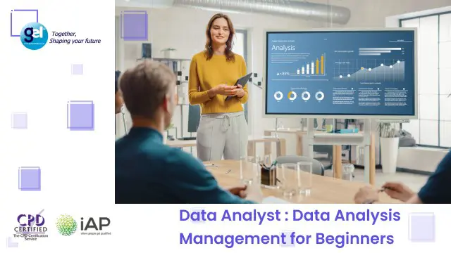 Data Analyst : Data Analysis Management for Beginners