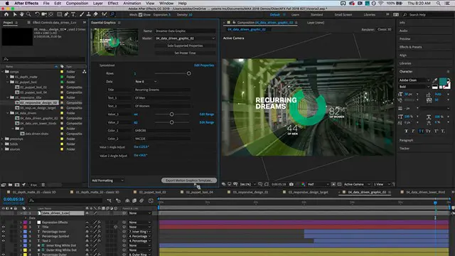 Adobe After Effects Basic to Advanced level training course 1-2-1