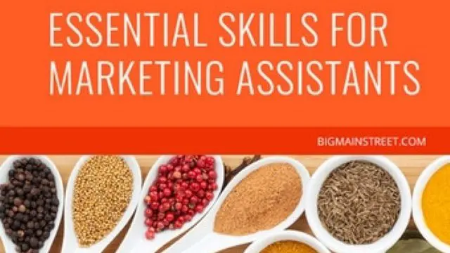 Essential Skills for Marketing Assistants Course