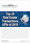 Top 25 Real Estate Transactions KPIs of 2010 E-Book 1