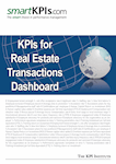 KPIs for Real Estate Transactions Dashboard E-Book