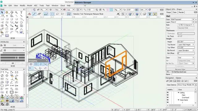 Vectorworks Basic to Intermediate Training Courses 1-2-1 