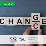 Change Management Training - Online Training Course - CPD Accredited - LearnPac Systems UK -