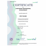Entrepreneurship Training - Online Course - LearnPac Systems UK -