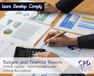 Budgets and Financial Reports - Online CPD Course - The Mandatory Training Group UK -