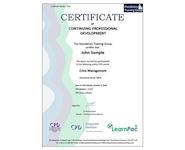 Crisis Management - Online Course - The Mandatory Training Group UK -