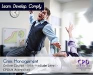 Crisis Management - Online CPD Course - The Mandatory Training Group UK -