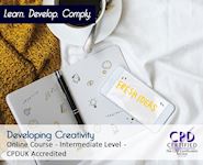 Developing Creativity - Online CPD Course - The Mandatory Training Group UK -