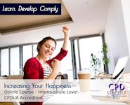 Increasing Your Happiness - Online CPD Course - The Mandatory Training Group UK -