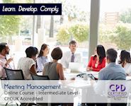Meeting Management - Online CPD Course - The Mandatory Training Group UK -