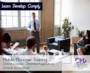Middle Manager Training - Online CPD Course - The Mandatory Training Group UK -