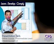 Presentation Skills - Online CPD Course - The Mandatory Training Group UK -