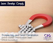 Prospecting and Lead Generation - Online CPD Course - The Mandatory Training Group UK -