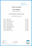 Accounting Level 3 Diploma Sample Transcript 