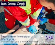 Resuscitation Training (Immediate Life Support) - Level 3 - Online CPD Course - The Mandatory Training Group UK -