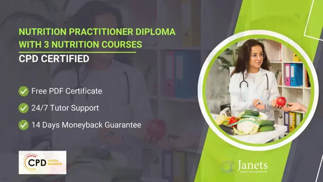 Nutrition Practitioner Diploma with 3 Nutrition Courses