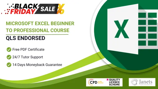 Microsoft Excel Beginner To Professional Course - QLS Endorsed