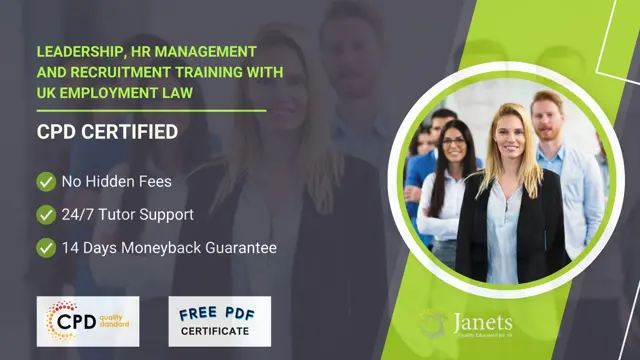 Leadership, HR Management and Recruitment Training with UK Employment Law