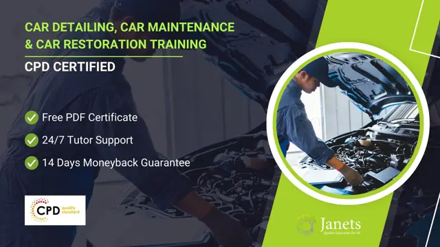 Car Detailing, Car Maintenance & Car Restoration Training for Car Mechanics