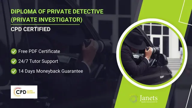 Diploma of Private Detective (Private Investigator)