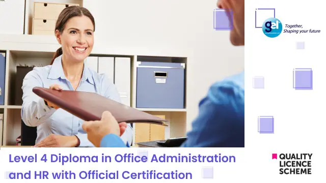 Level 4 Diploma in Office Administration and HR with Official Certification