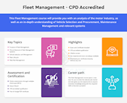 Fleet Management course Infographic