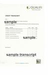 Business Management RQF Sample Transcript 