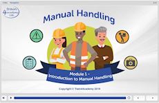 Manual Handling Training - Welcome Screen