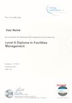Facilities Management Certificate Sample