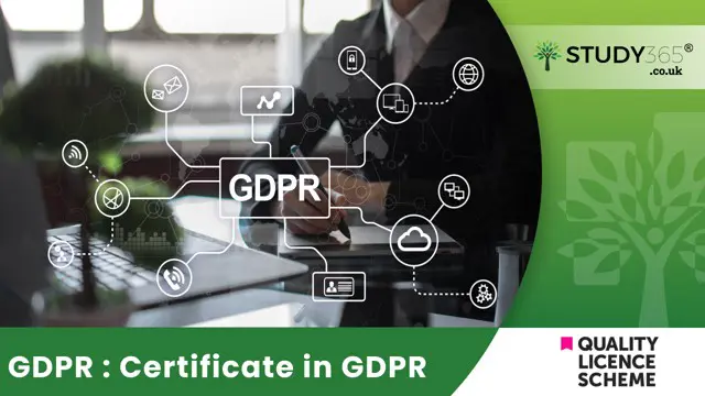 GDPR : Certificate in GDPR
