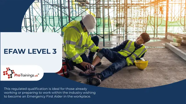 TQUK Level 3 Award in Emergency First Aid at Work (RQF) onsite