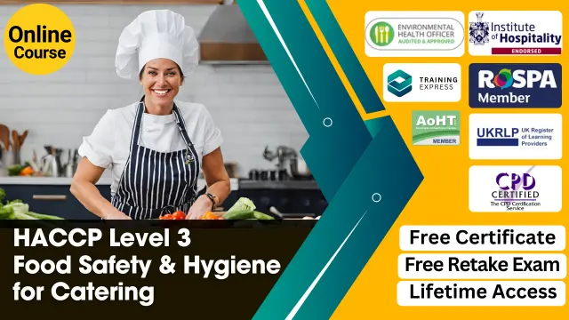 HACCP Level 3 Food Safety and Hygiene for Catering