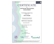 Multi-Sensory Impairment - Online Course - The Mandatory Training Group UK -