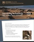 Introducing Archaeology leaflet