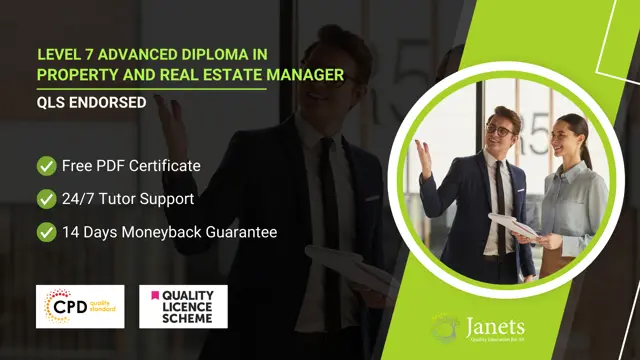 Advanced Diploma in Property and Real Estate Manager at QLS Level 7