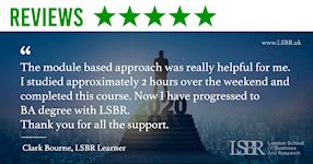 Customer Reviews about LSBR, UK Online Courses