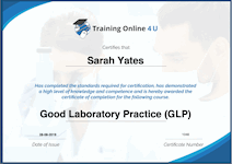 GLP certificate 