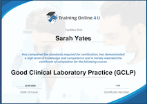 GCLP Sample Certificate