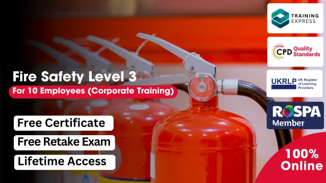 Fire Safety Level 3 - for 10 Employees (Corporate Training)