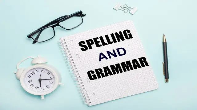  English: Spelling, Punctuation and Grammar