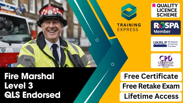 Certificate in Fire Marshal at QLS Level 3 (150 Hours CPD)