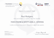 Food Safety Level 3