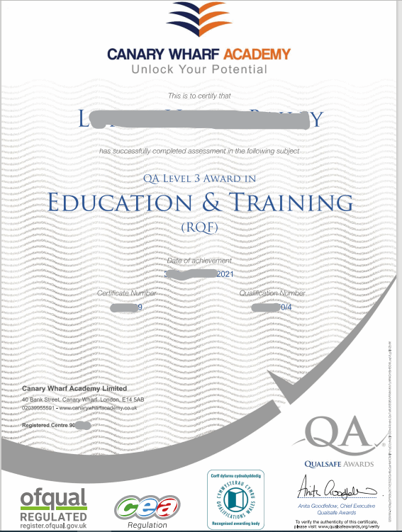 education & training level 3
