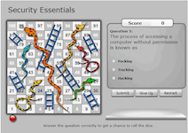 Security Essentials - Snakes & Ladders Game